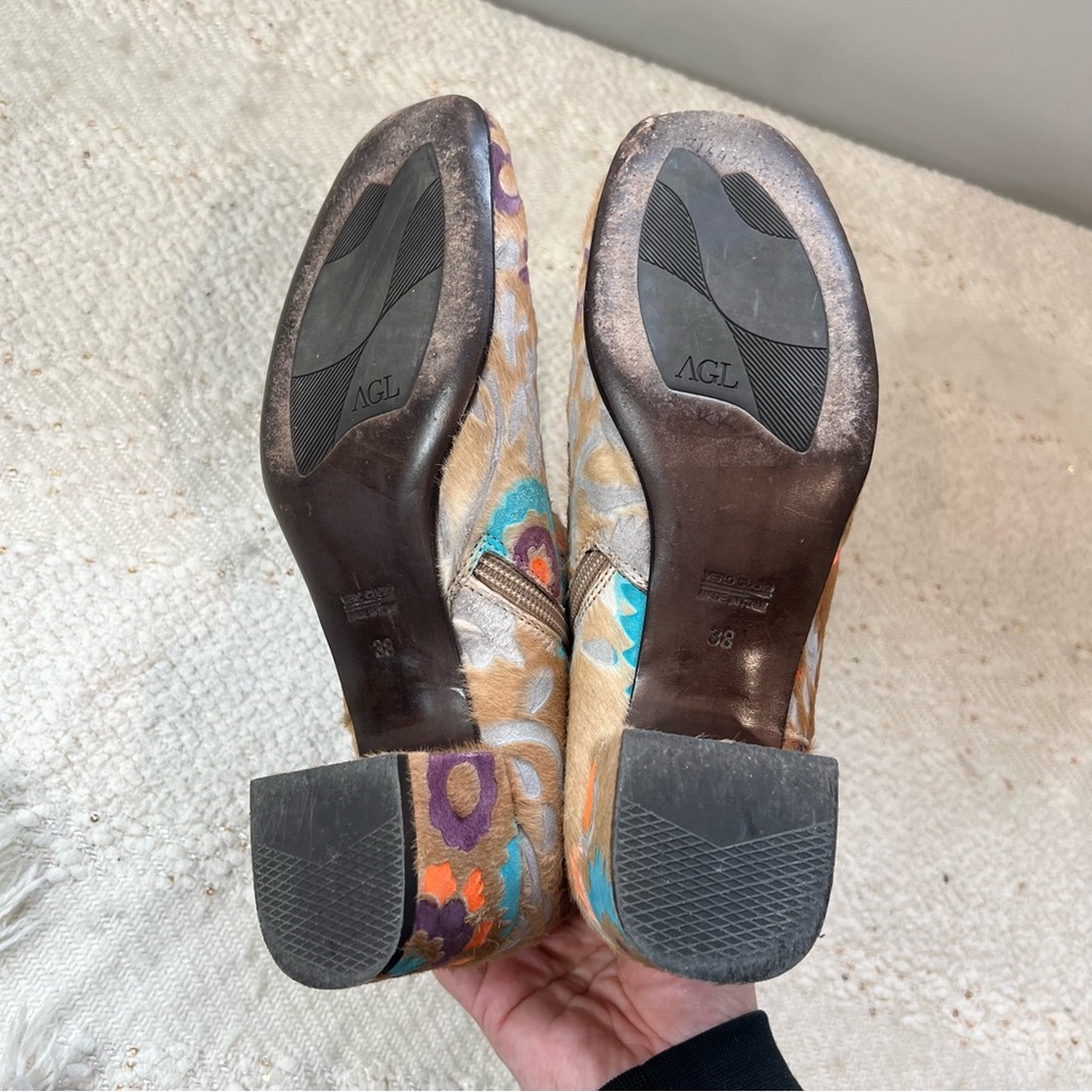 AGL Multicolor Patterned Ankle Boots - image 8